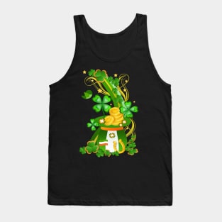 Clover Hat 1 Tank Top